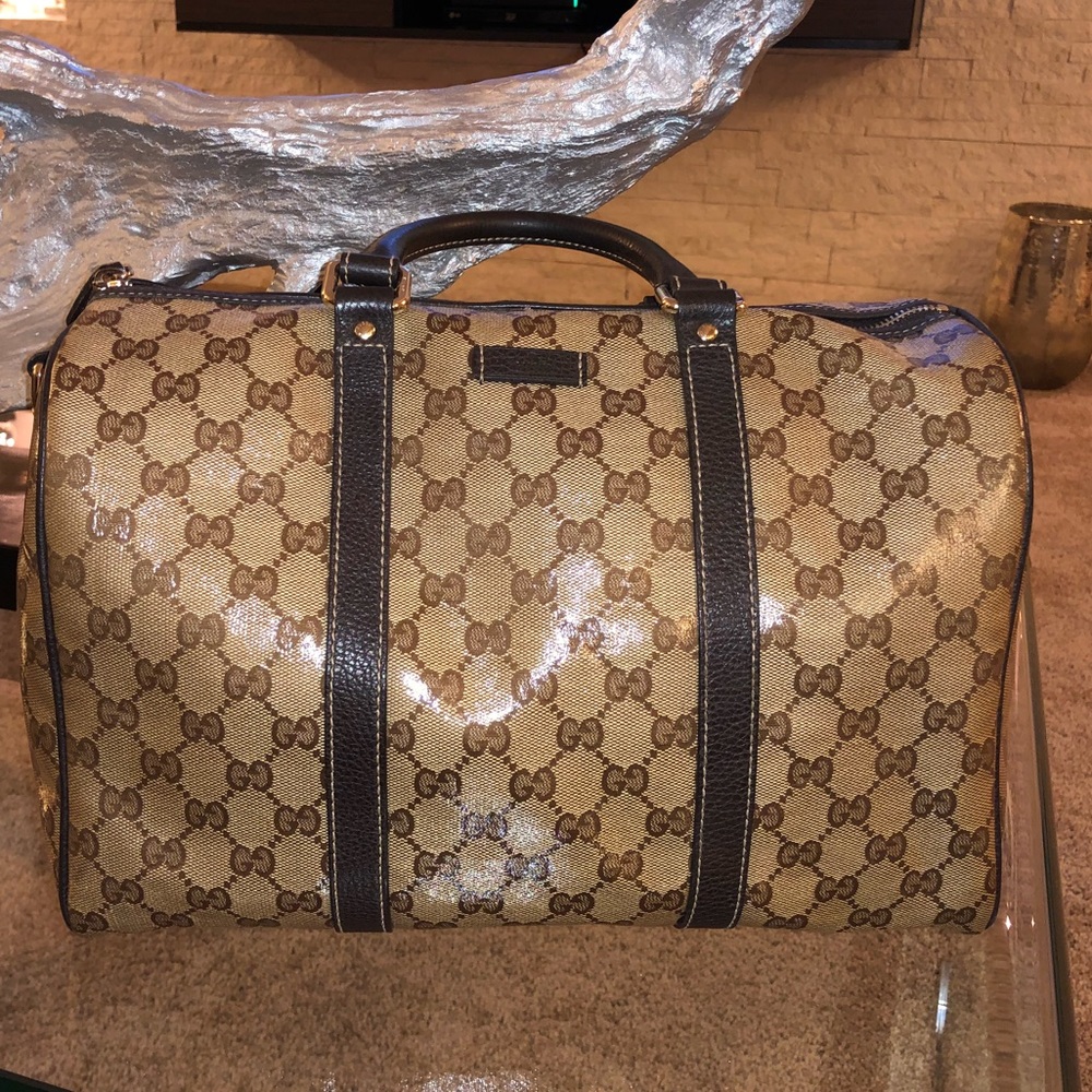 Gucci Crystal GG Joy Boston Bag